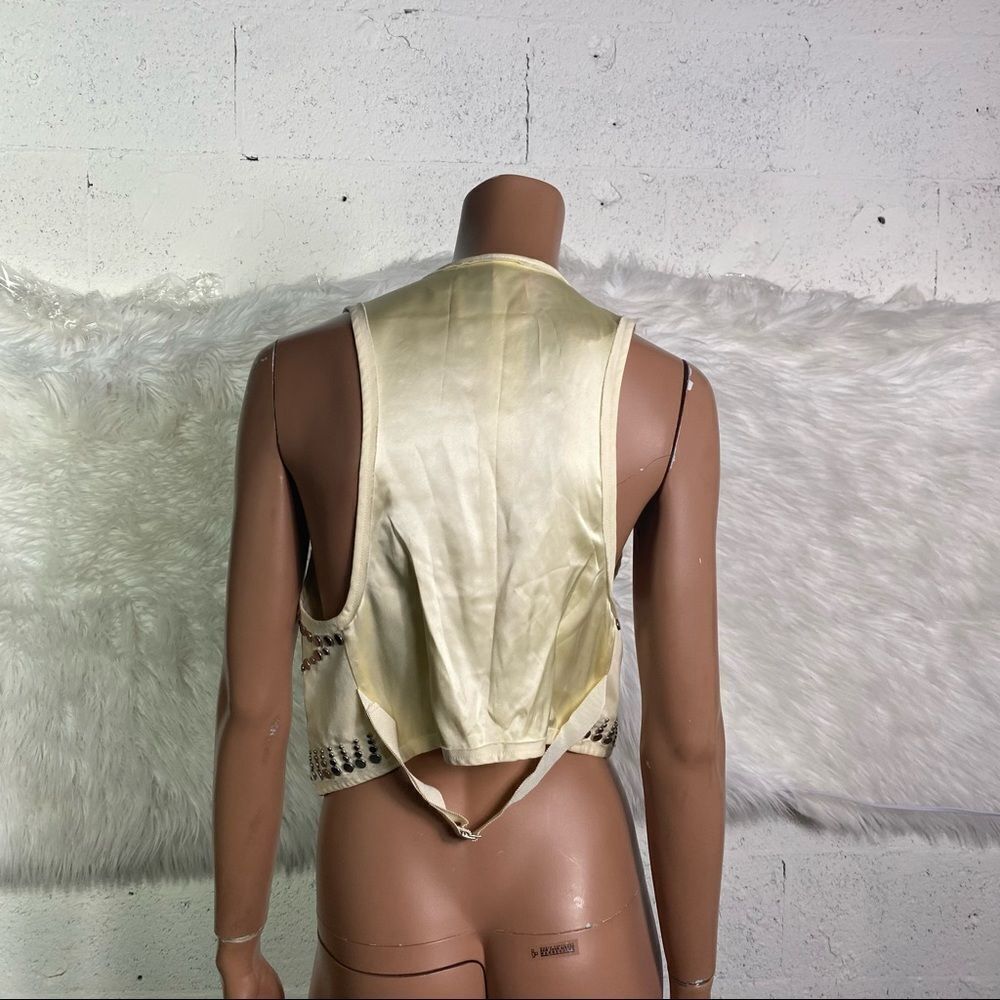 3.1 Phillip Lim Studded Ivory Cream Vest 4 - Picture 7 of 10